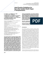 ASTS Recommended Practice Guidelines For Controlled Donation After Cardiac Death Organ Procurement and Transplantation