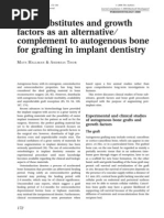 Download 12 Bone Substitutes and Growth Factors as an Alternative Complement to Autogenous Bone for Graf1 by Luis Huarote SN214677879 doc pdf