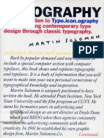 The Art of Typography - An Introduction to Typo.icon.Ography, By Martin Solomon
