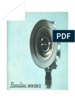 Beaulieu 4008 ZM II Manual