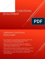 greenspans emotional development
