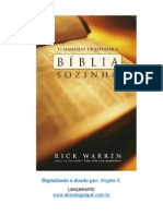 12 Maneiras de Estudar a Biblia Sozinho - Rick Warren