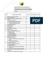 Jadual Penyeliaan Fail Panitia