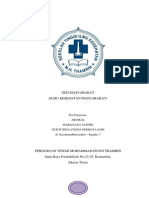 Ilmu Kesehatan Masyarakat - Gizi Kesehatan Masyarakat