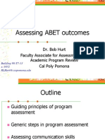 Assessing ABET Outcomes