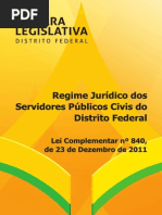 Regime Jurídico dos Servidores do DF