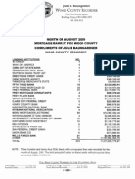 08-09 - August 2009 Monthly Mortgage Report