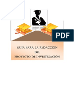 Guía Práctica para La Redacción Del Proyecto de Investigación 2