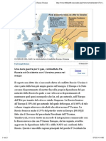 GUERRE DEL GAS: La Verità Dietro Il Conflitto Russia-Ucraina