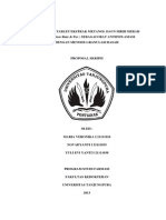 Download Proposal Skripsi Formulasi Tablet Ektrak Metanol Daun Sirih Merah by novadyanti SN214749002 doc pdf