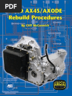 Download ATRA Ford AX4S AX4ODE Rebuild Procedures by Hugo Andres Sanchez Aguilar SN214749288 doc pdf