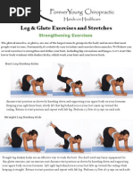 Glute & Leg Exercises & Stretches