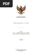 Download Law No 7 of 2014 on Indonesia Trade Translated by Wishnu Basuki by Wishnu Basuki SN214764759 doc pdf