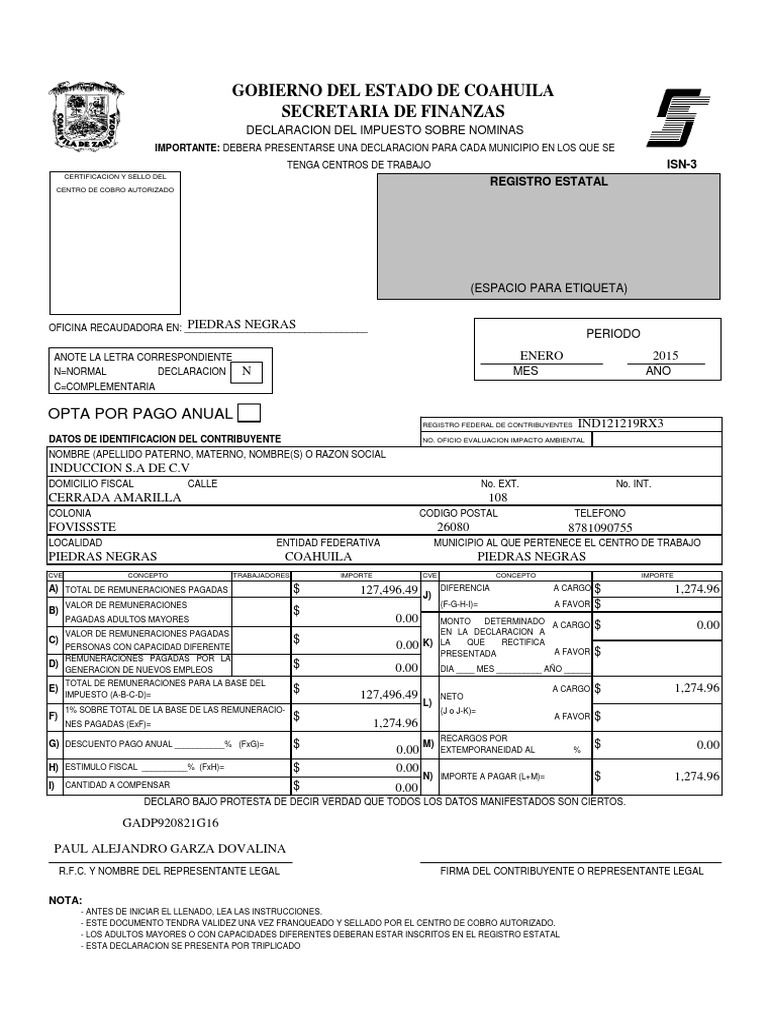 declaracion-isn-taxpayer-taxes