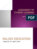 Assessment of Student Learning