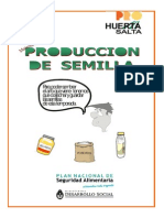 Produccion de Semilla. Pro Huerta - Salta