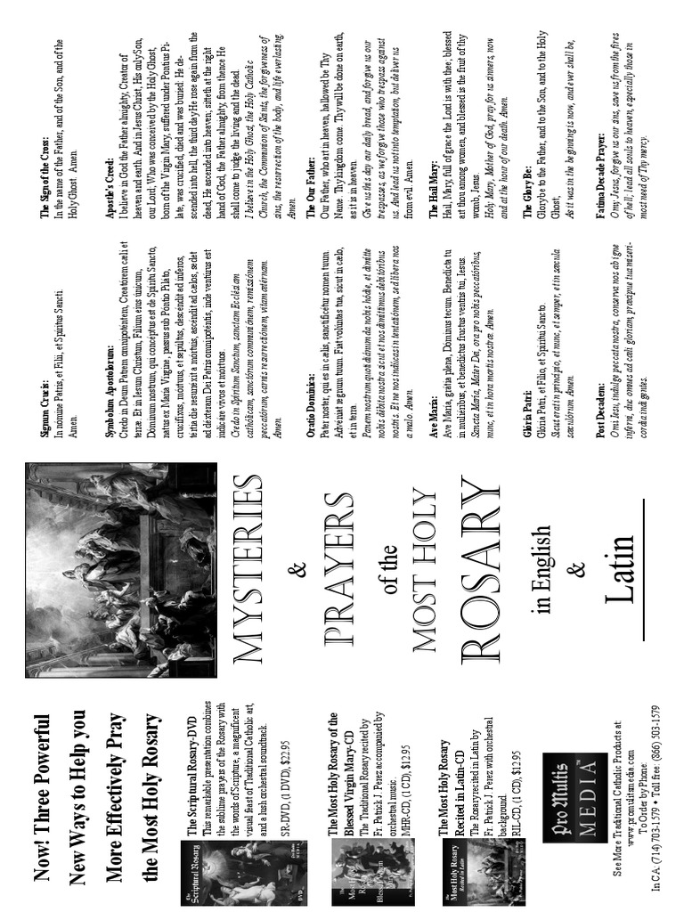 How to Say Rosary - Latin | Rosary | Lord's Prayer