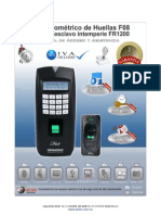 Folleto Kit Biometrico F08 - FR1200