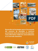 Desarrollo Estrategias Incremento Consumo Pescados y Mariscos de La Acuicultura de Colombia-2013