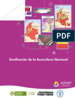 Zonificación de La Acuicultura Nacional-Colombia 2013