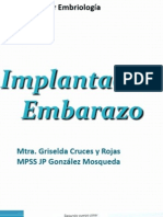 Implantacion Embarazo y Placenta Previa