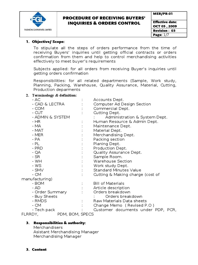 Receive Inquiry & Order Control - Doc (Eng) | PDF | Computing And ...
