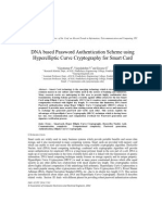 581-517-525DNA based Password Authentication Scheme using
Hyperelliptic Curve Cryptography for Smart Card