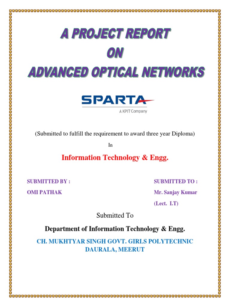 Diploma Submission in IT Engineering | PDF | Technology & Engineering