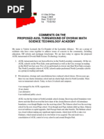 Comments on Proposed Turnaround of Dvorak