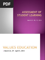 Assessment of Student Learning