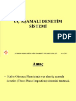 Üç-Aşamali Deneti̇m Si̇stemi̇