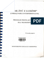 Jak Żyć Z Ludźmi - Umiejętności Interpersonalne - Program Profilaktyczny Dla Młodzieży PDF