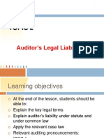 Auditor's Legal Liability Explained