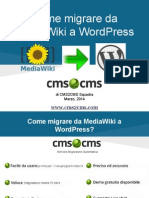Come Migrare Da MediaWiki a WordPress 