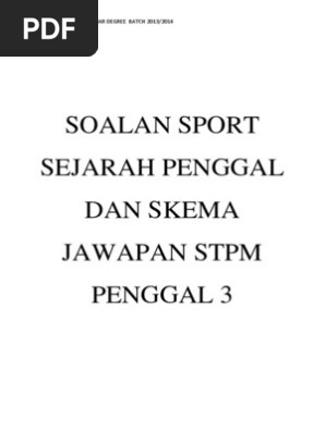 Sport Soalan Pdf