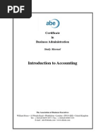 Download ABE level 4 - Introduction to Accounting by IamThe Boss SN214818952 doc pdf