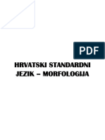 Hrvatski Standardni Jezik - Morfologija