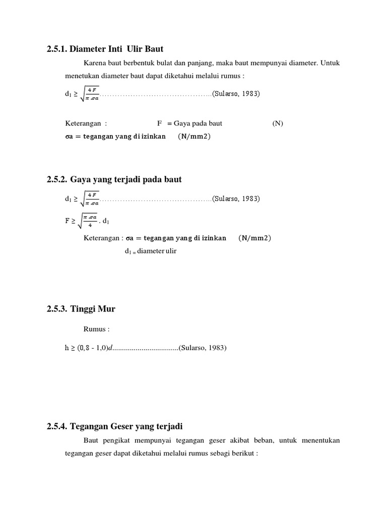 Perhitungan Baut Docx