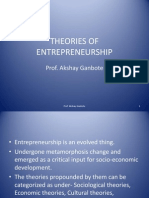 Theoriesofentrepreneurship 130409045555 Phpapp01