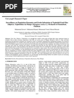 Download Surveillance on Population Dynamics and Fruits Infestation of Tephritid Fruit Flies Diptera Tephritidae in Mango Mangifera indica L Orchards of Faisalabad Pakistan  by Amin Mojiri SN214823753 doc pdf