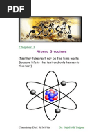 Definitions and MCQs of Ninth Class Chemistry (Atomic Structure)