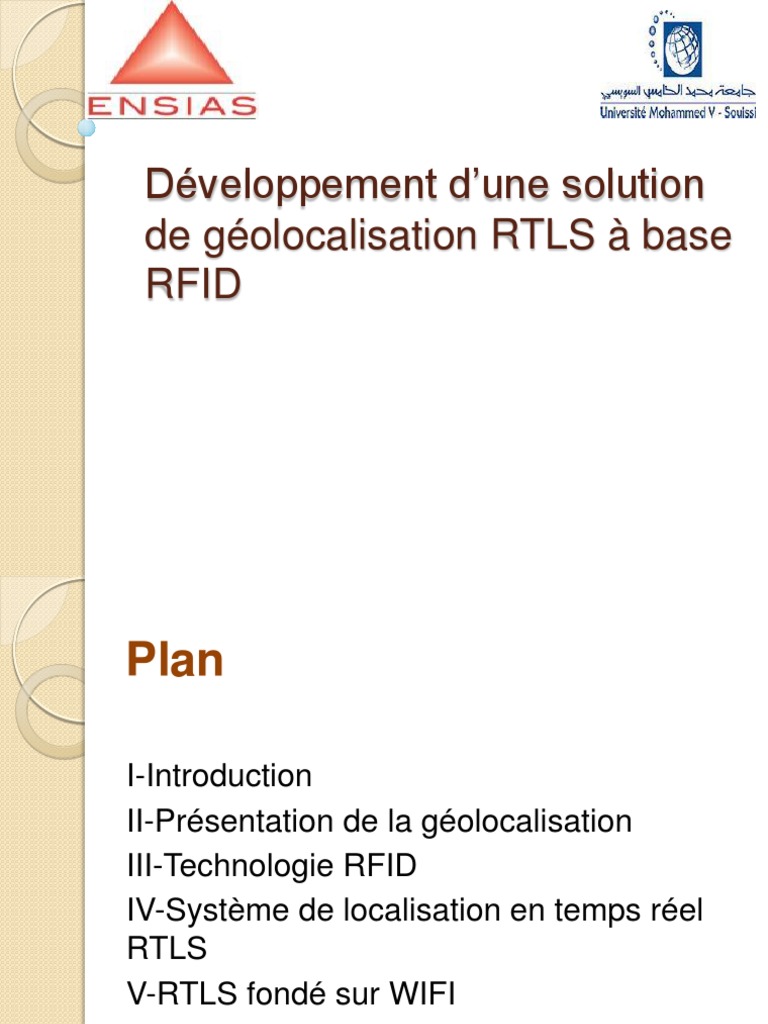 RTLS et RFID : Solutions de géolocalisation | PDF | Radio ...