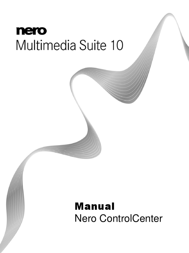 Manual: Nero Controlcenter | PDF | Copyright | Advanced Micro Devices