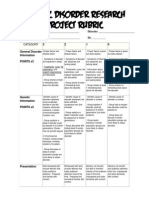 Genetic-Disorder-Research-Project-Rubric - Updated-2014 1