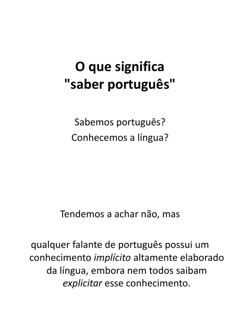 Significado do Conhecimento em Português | PDF | Conhecimento | Cães