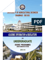 Agricultural University Dharwad Prospectus