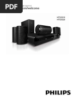 Manual Home Theater Philips Hts3510