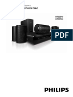 Manual Home Theater Philips Hts3510