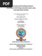 Download PANKAJ_THESIS_Maximum Power Point Tracking and Power Smoothing in Wind Energy Conversion System Using Fuzzy Logic Pitch Controller by Dhaneswar Majhi SN214836906 doc pdf