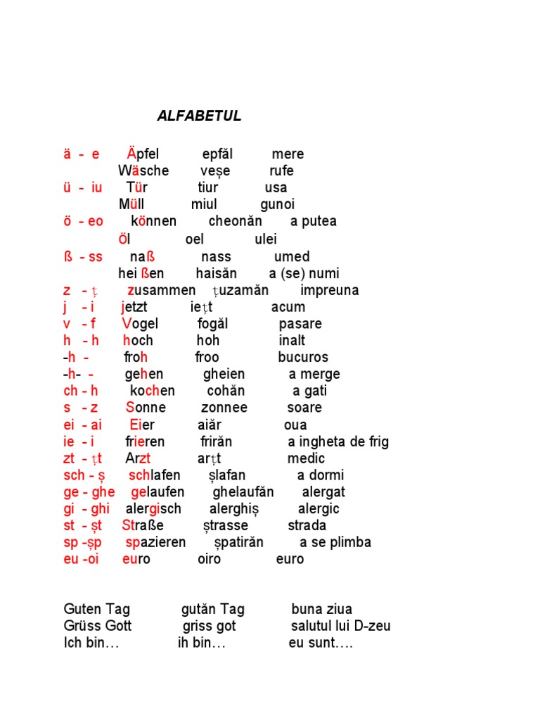 Curs Germana | PDF